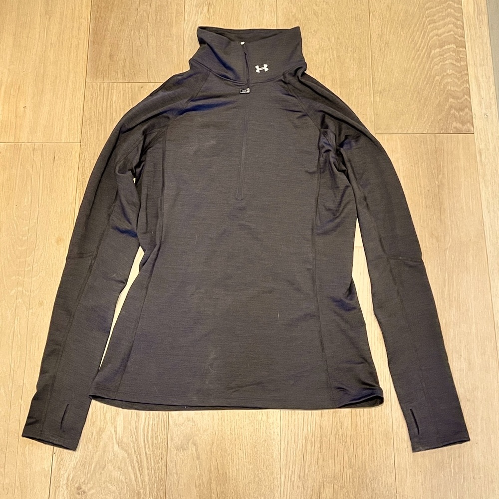 New Under Armour ColdGear Authenthics 1/2 Zip Size L Large!